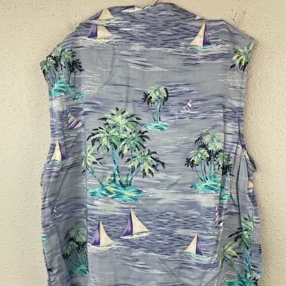 Connected Apparel Tropical Two Piece Matching Top and Cropped Pants Size 10 EUC - Picture 4 of 8